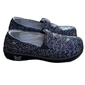 Alegria Womens 36 US 6 Keli Slip On Clogs Shoes Kel 454 Black Multicolor Leather